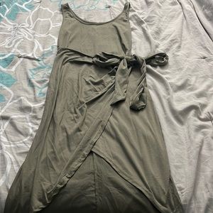Women’s Tank front tie wrap dress